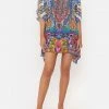 Camilla EBoutique (US) Clothing SHORT LACE UP KAFTAN LUCKY CHARMS