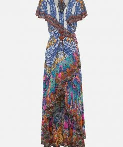 Camilla EBoutique (US) FRILL SLEEVE LONG DRESS LUCKY CHARMS