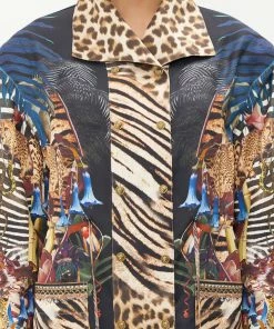 Camilla EBoutique (US) DRAWSTRING PANELLED JACKET NATURAL INSTINCT