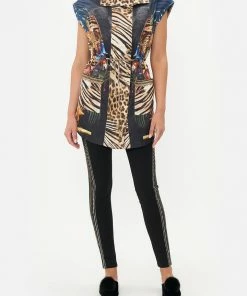 Camilla EBoutique (US) DRAWSTRING PANELLED JACKET NATURAL INSTINCT