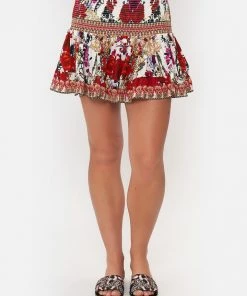 Camilla EBoutique (US) SHORT SHIRRED SKIRT REIGN OF ROSES Clothing
