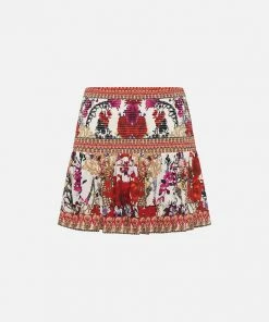 Camilla EBoutique (US) SHORT SHIRRED SKIRT REIGN OF ROSES Clothing