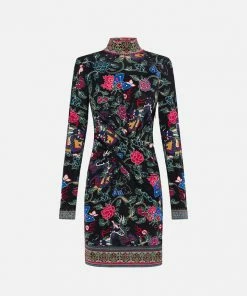 Camilla EBoutique (US) CROSS FRONT MINI DRESS TWILIGHTS TOKEN