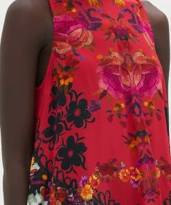 Camilla EBoutique (US) HIGH NECK TOP WITH BACK NECK TIE VIEW FROM THE VEIL