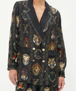 Camilla EBoutique (US) Clothing DOUBLE BREASTED SOFT JACKET JAGGIS JEWELS