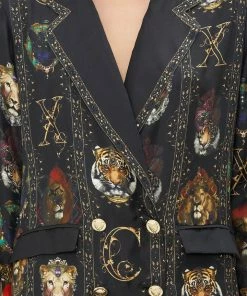 Camilla EBoutique (US) Clothing DOUBLE BREASTED SOFT JACKET JAGGIS JEWELS