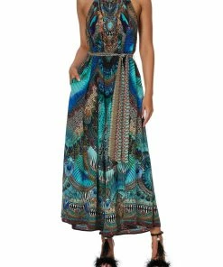 Camilla EBoutique (US) DRAWSTRING NECK JUMPSUIT TEMPLE TEMPTRESS Sale Clothing