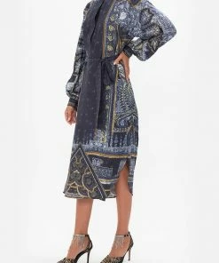 Camilla EBoutique (US) BLOUSON SLEEVE PLACKET DRESS FOREVER FAMILY