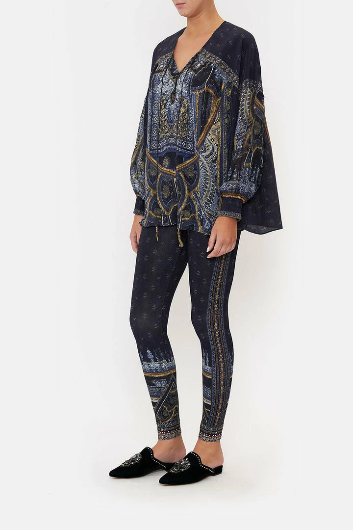 Camilla EBoutique (US) BLOUSON BLOUSE WITH NECK TIE FOREVER FAMILY New Arrivals