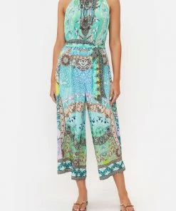 Camilla EBoutique (US) DRAWSTRING NECK JUMPSUIT TURN BACK TIME