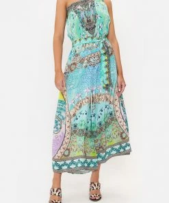 Camilla EBoutique (US) DRAWSTRING NECK JUMPSUIT TURN BACK TIME