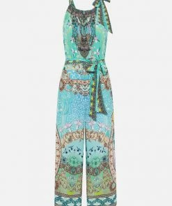 Camilla EBoutique (US) DRAWSTRING NECK JUMPSUIT TURN BACK TIME