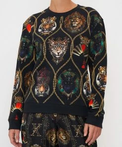 Camilla EBoutique (US) ROUND NECK SWEATER JAGGIS JEWELS Clothing