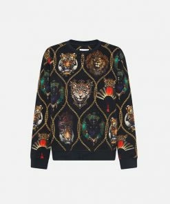 Camilla EBoutique (US) ROUND NECK SWEATER JAGGIS JEWELS Clothing