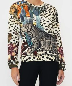 Camilla EBoutique (US) Clothing ROUND NECK SWEATER NATURAL INSTINCT