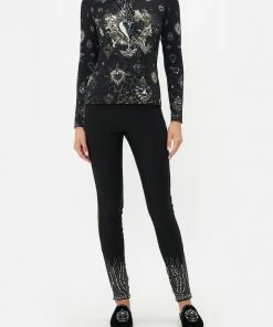 Camilla EBoutique (US) LONG SLEEVE CREW TOP ORDER OF DISORDER LOUNGE