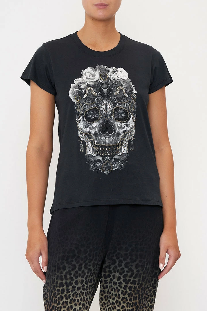 Camilla EBoutique (US) SLIM FIT ROUND NECK T-SHIRT ORDER OF DISORDER LOUNGE