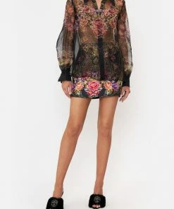 Camilla EBoutique (US) CURVED COLLAR BLOUSE DANCE WITH DUENDE Clothing