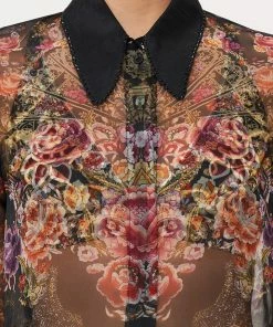 Camilla EBoutique (US) CURVED COLLAR BLOUSE DANCE WITH DUENDE Clothing