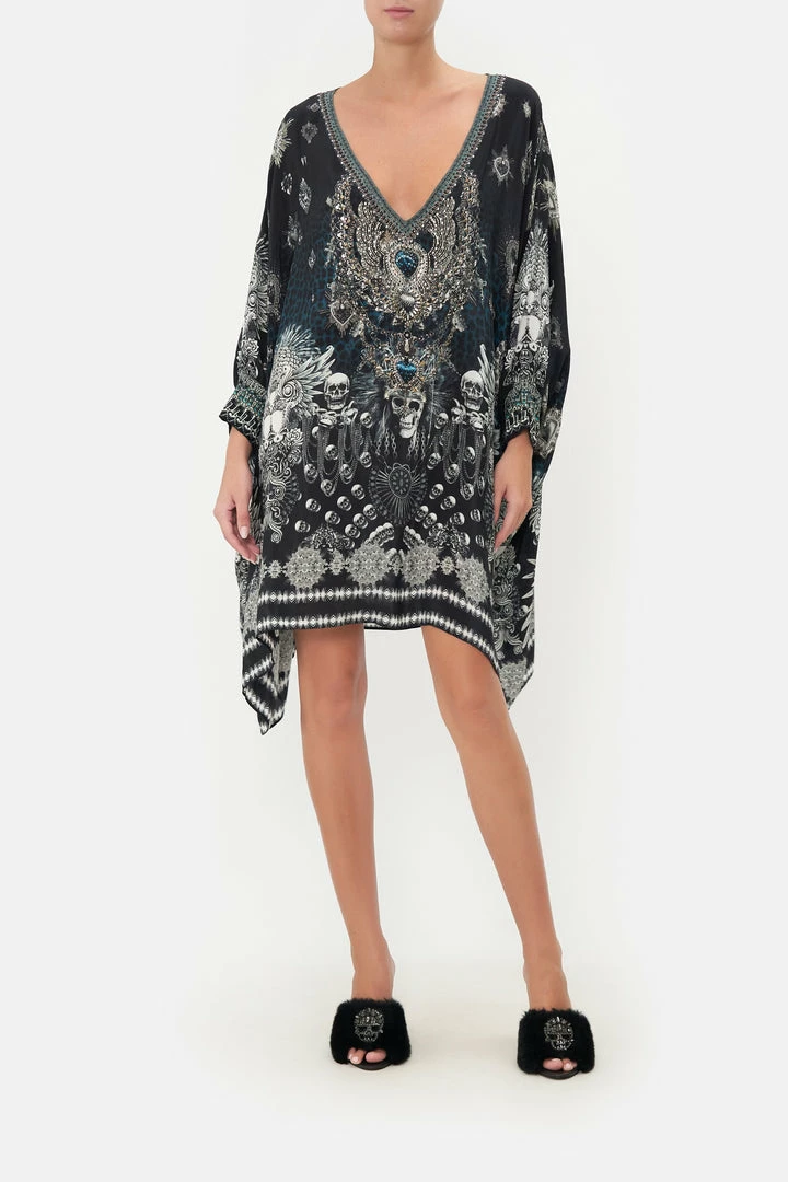 Camilla EBoutique (US) Clothing SHORT KAFTAN WITH CUFF ANIMAL ANARCHY