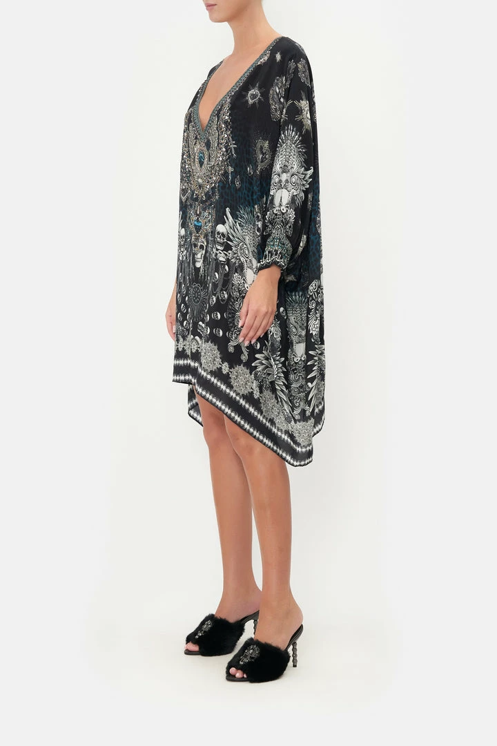 Camilla EBoutique (US) Clothing SHORT KAFTAN WITH CUFF ANIMAL ANARCHY