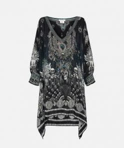 Camilla EBoutique (US) Clothing SHORT KAFTAN WITH CUFF ANIMAL ANARCHY