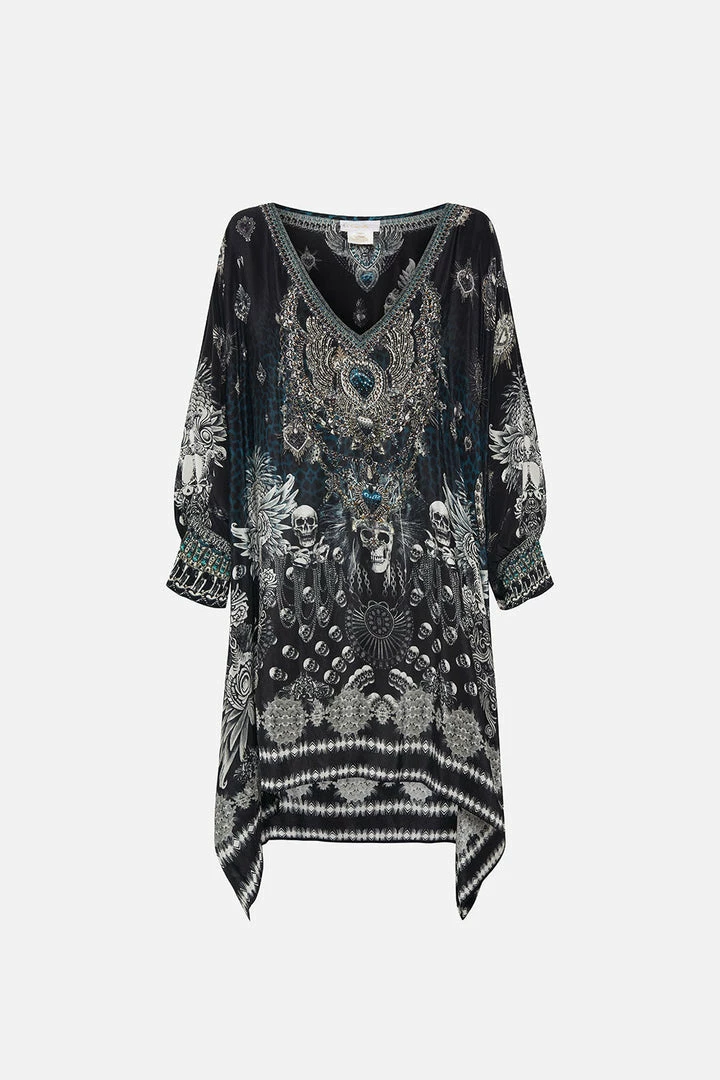 Camilla EBoutique (US) Clothing SHORT KAFTAN WITH CUFF ANIMAL ANARCHY