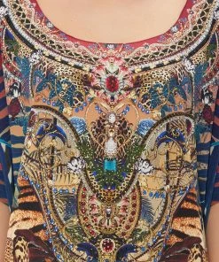 Camilla EBoutique (US) ROUND NECK KAFTAN NATURAL INSTINCT