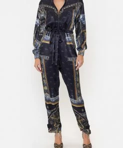 Camilla EBoutique (US) New Arrivals DRAWSTRING ZIP JUMPSUIT FOREVER FAMILY