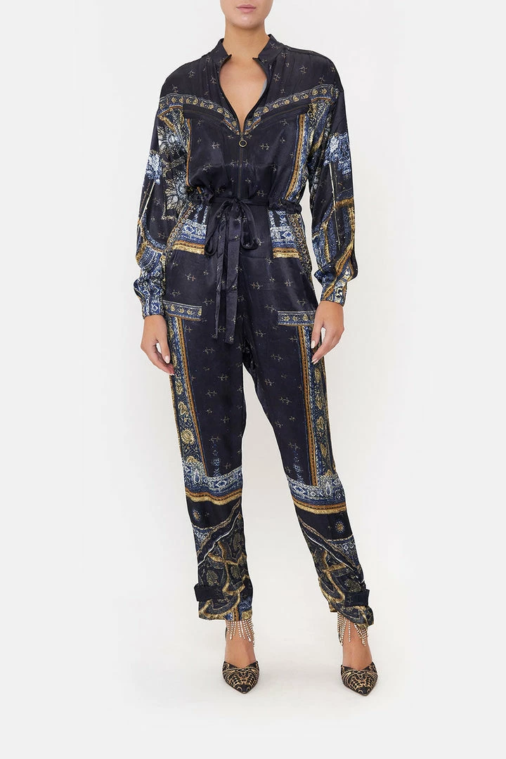 Camilla EBoutique (US) New Arrivals DRAWSTRING ZIP JUMPSUIT FOREVER FAMILY