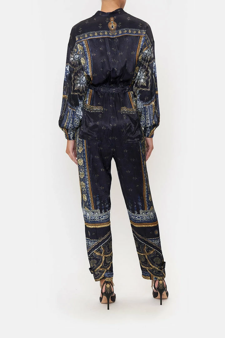 Camilla EBoutique (US) New Arrivals DRAWSTRING ZIP JUMPSUIT FOREVER FAMILY