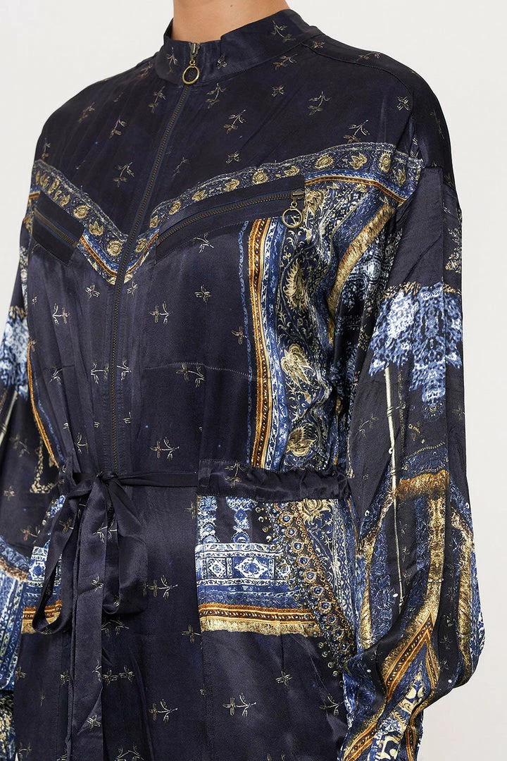 Camilla EBoutique (US) New Arrivals DRAWSTRING ZIP JUMPSUIT FOREVER FAMILY