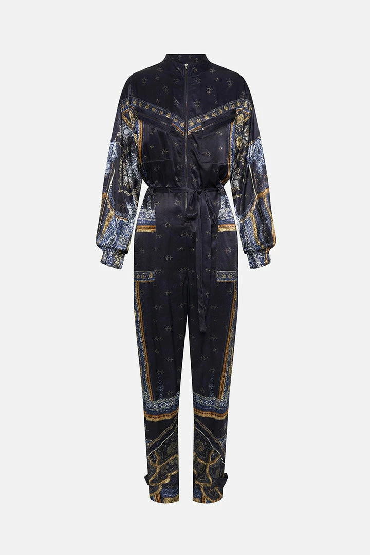 Camilla EBoutique (US) New Arrivals DRAWSTRING ZIP JUMPSUIT FOREVER FAMILY