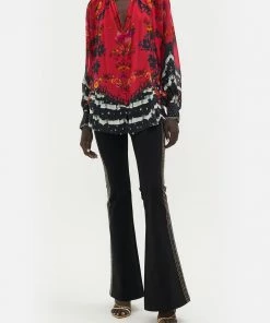 Camilla EBoutique (US) Clothing RAGLAN BUTTON UP SHIRT VIEW FROM THE VEIL