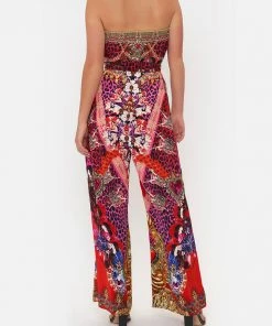 Camilla EBoutique (US) TIE WAIST STRAPLESS JUMPSUIT ARTESANIA MANIA Clothing