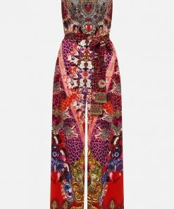 Camilla EBoutique (US) TIE WAIST STRAPLESS JUMPSUIT ARTESANIA MANIA Clothing