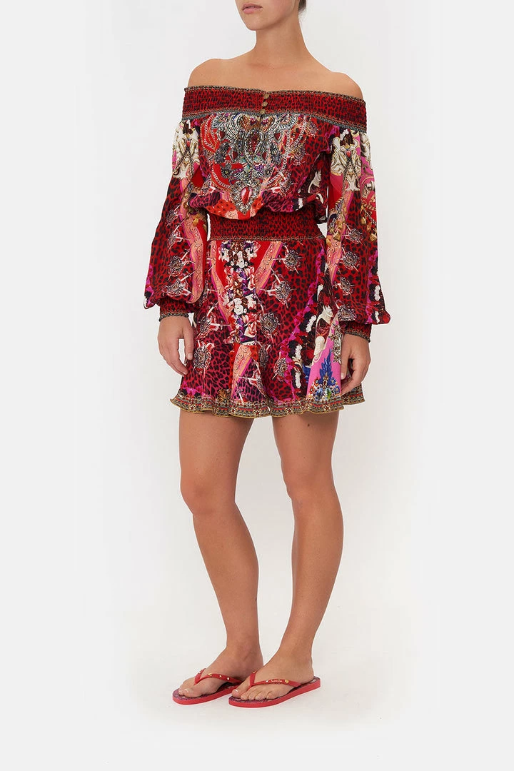 Camilla EBoutique (US) OFF SHOULDER SHORT DRESS ARTESANIA MANIA