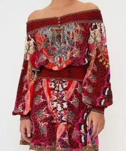 Camilla EBoutique (US) OFF SHOULDER SHORT DRESS ARTESANIA MANIA