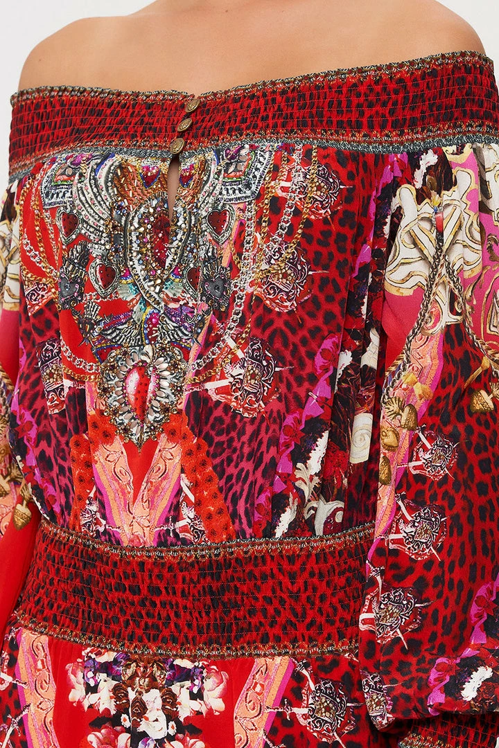 Camilla EBoutique (US) OFF SHOULDER SHORT DRESS ARTESANIA MANIA