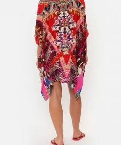 Camilla EBoutique (US) Clothing SHORT ROUND NECK KAFTAN ARTESANIA MANIA