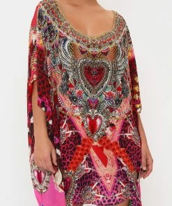 Camilla EBoutique (US) Clothing SHORT ROUND NECK KAFTAN ARTESANIA MANIA