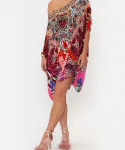 Camilla EBoutique (US) Clothing SHORT ROUND NECK KAFTAN ARTESANIA MANIA