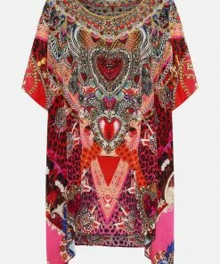 Camilla EBoutique (US) Clothing SHORT ROUND NECK KAFTAN ARTESANIA MANIA