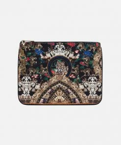 Camilla EBoutique (US) SMALL CANVAS CLUTCH HOLLYWOOD HEIST Accessories