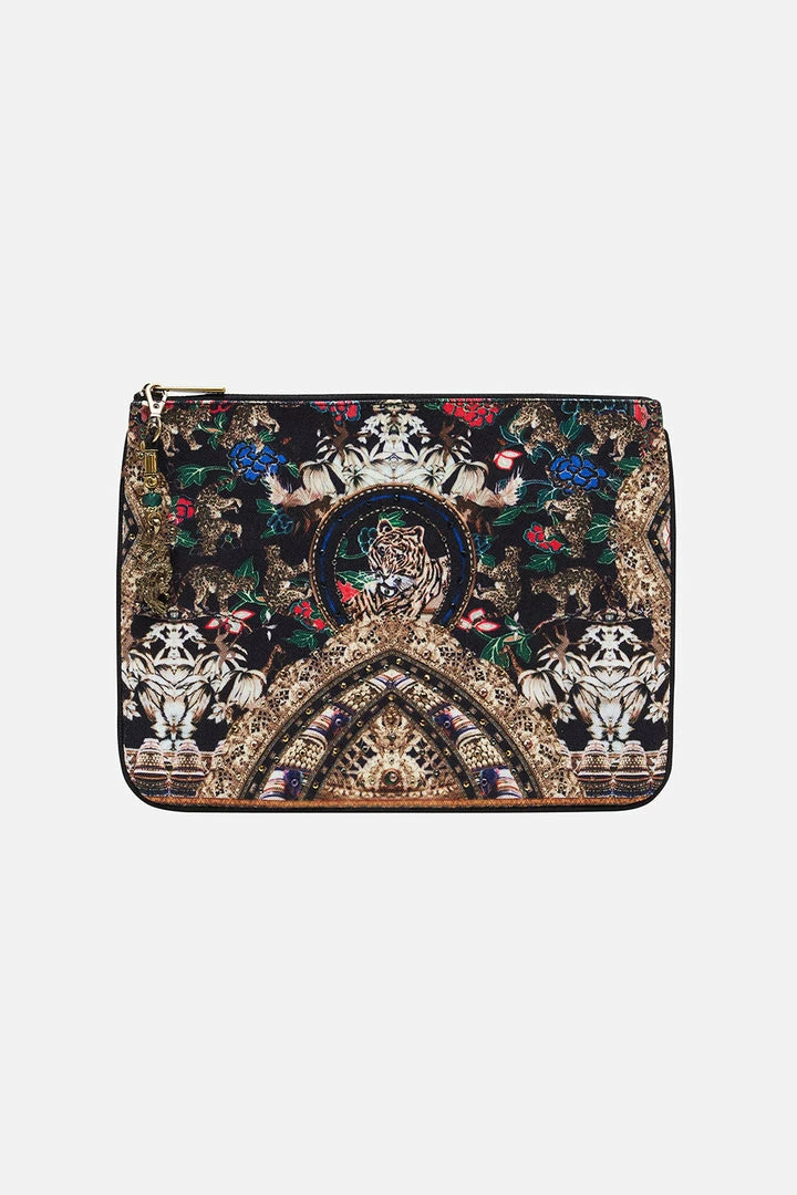 Camilla EBoutique (US) SMALL CANVAS CLUTCH HOLLYWOOD HEIST Accessories