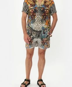 Camilla EBoutique (US) SHORT SLEEVE MANDARIN SHIRT NATURAL INSTINCT Gift Ideas