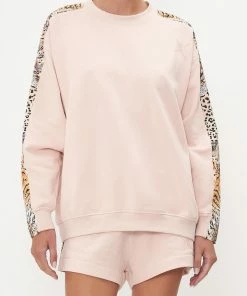 Camilla EBoutique (US) OVERSIZED SWEAT WITH CONTRAST STRIPE MOTO MAIKO