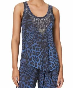 Camilla EBoutique (US) SCOOP NECK TANK THE CATS MEOW