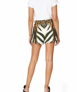 Camilla EBoutique (US) TERRY SHORT WITH CONTRAST STRIPE NINE LIVES Sale Activewear & Loungewear