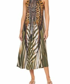 Camilla EBoutique (US) JERSEY DRAWSTRING DRESS NINE LIVES